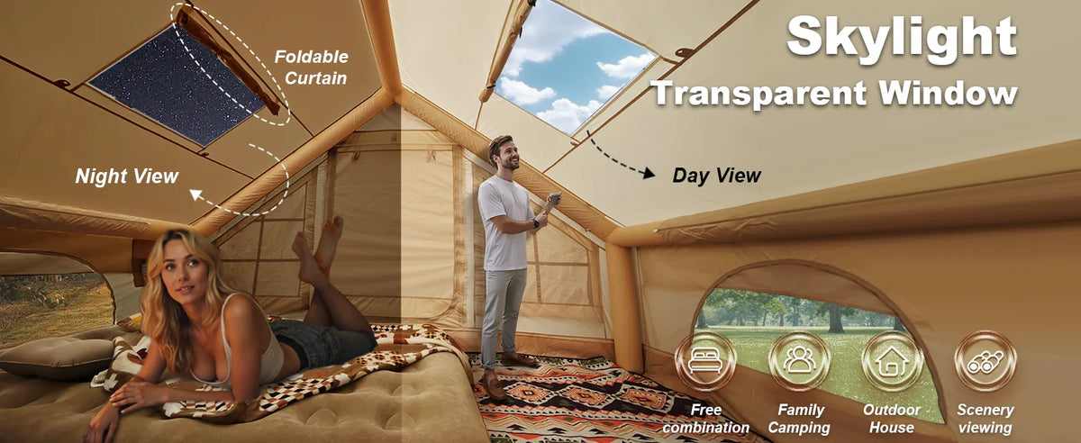 Inflatable Tent 6-8 Person Blow Up Air Tent