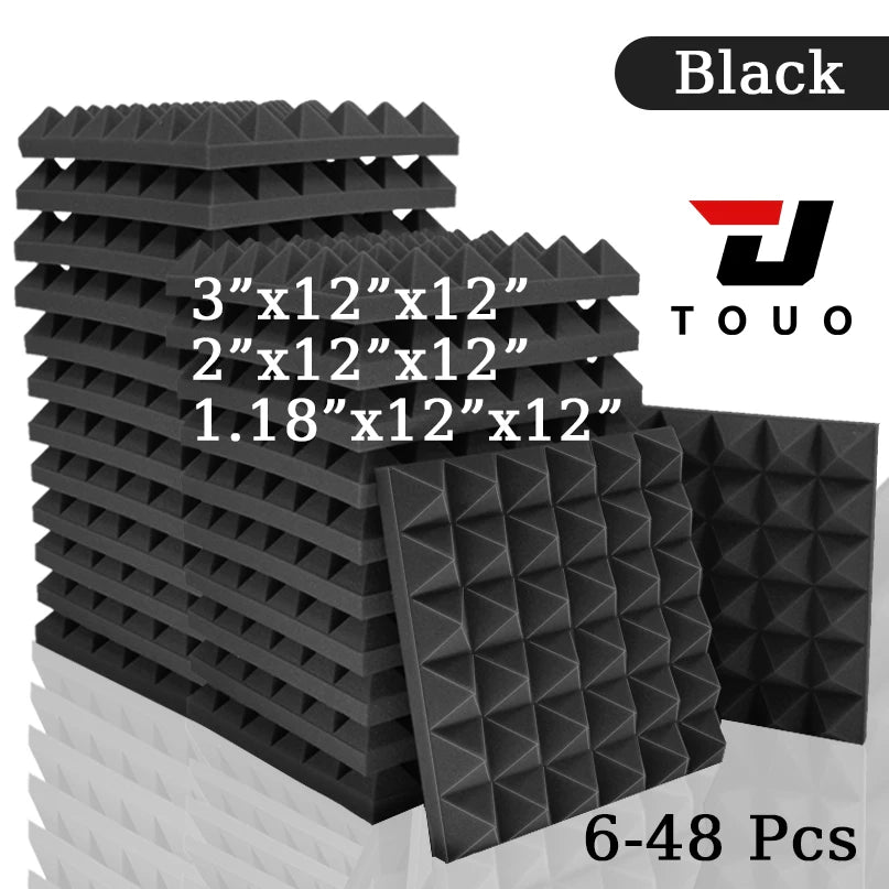 Touo Acoustic Foam 6-48 Sound Absorbing Sponge Pad
