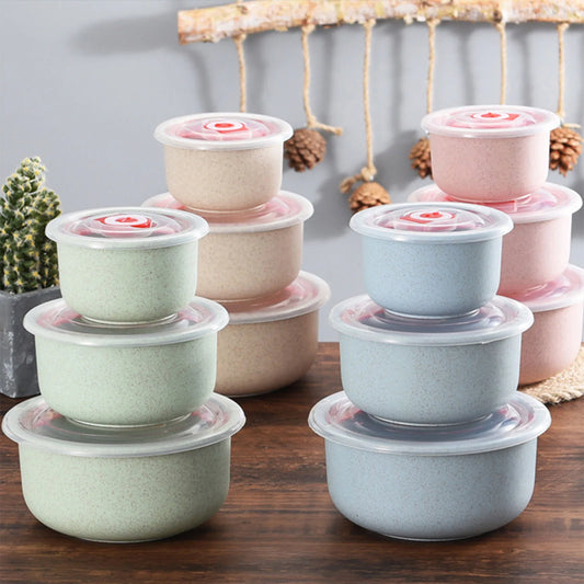 3pcs Food Storage Containers Bento Box Lightweight Food