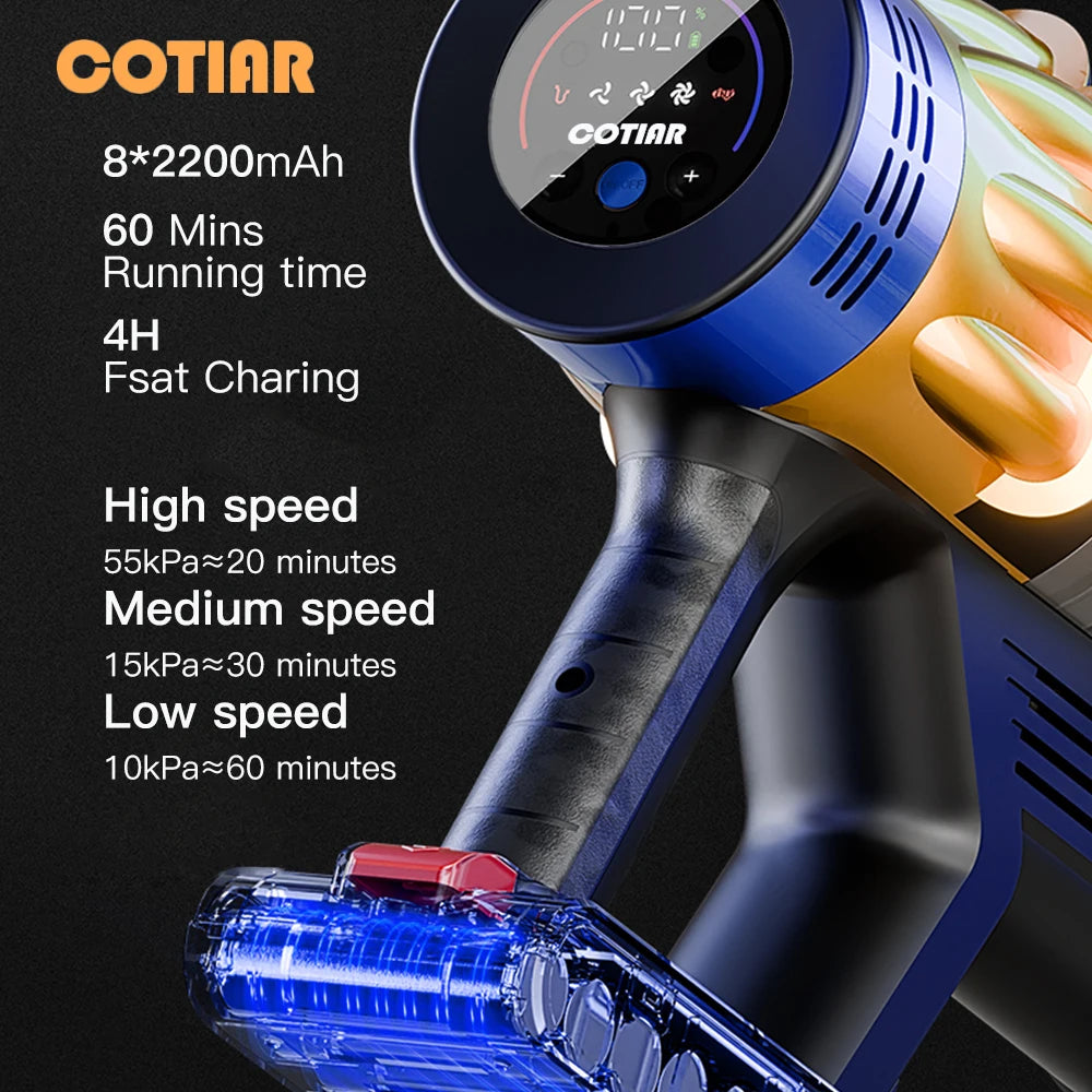 Cotiar V22 Cordless Vacuum Cleaner 650w 55000pa Appliance