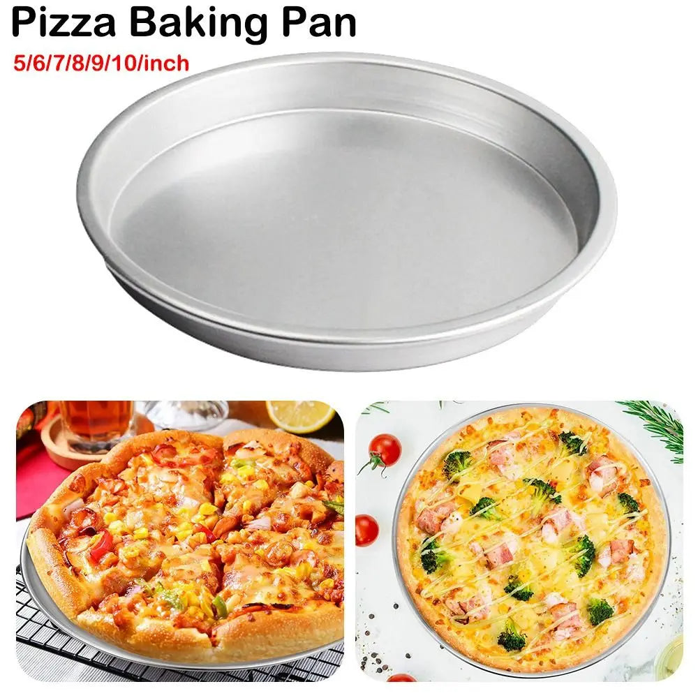 Round Baking Tray Even Heating Aluminum Alloy Oven