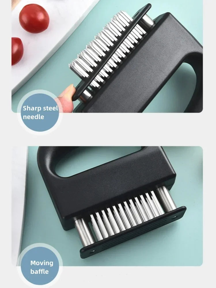 Meat Tenderizer 48 Stainless Steel Blades Ultra Sharp