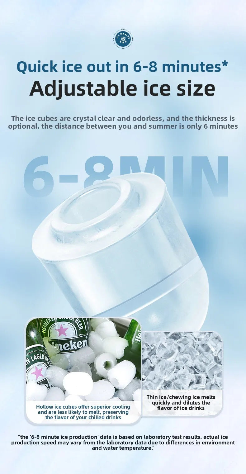 3l Small Ice Maker Mini Block Ice Dormitory