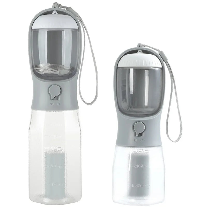 In Dog Water Bottle Poop Bag Dispenser Pet