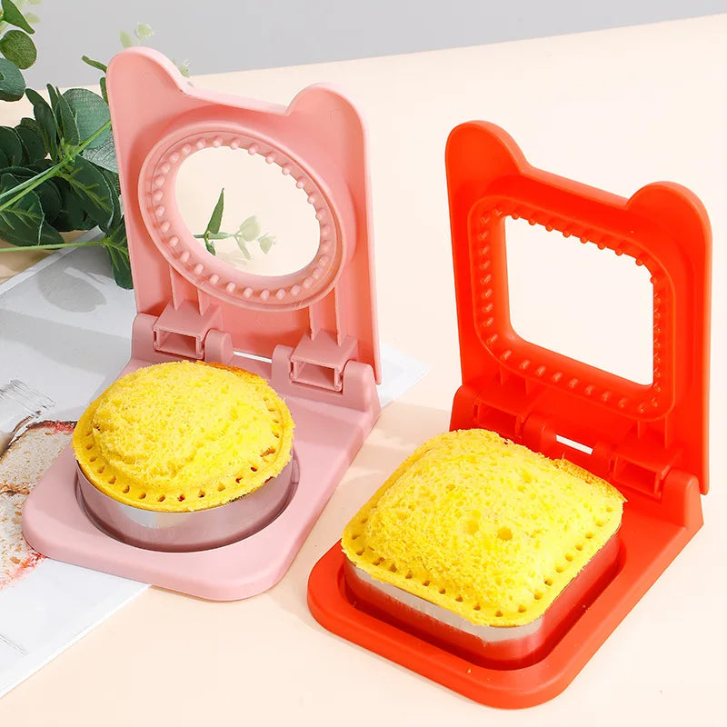 Sandwich Cookie Cutter Breakfast Sandwich Maker Bread Mold