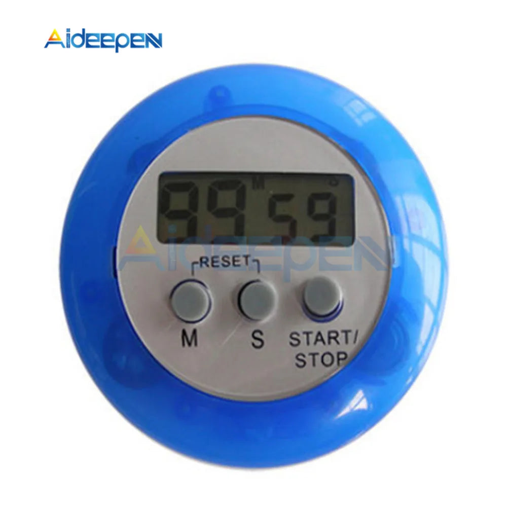 Lcd Digital Countdown Magnetic Stopwatch Timer Back Stand