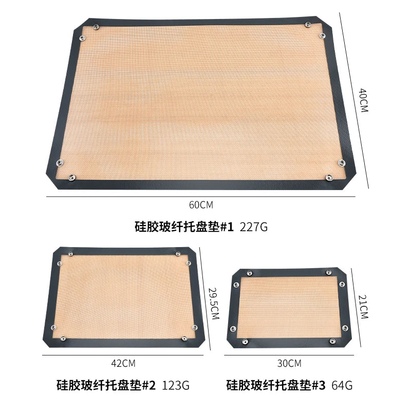 Silicone Baking Mat Button Non-Stick Reusable Heat Resistant