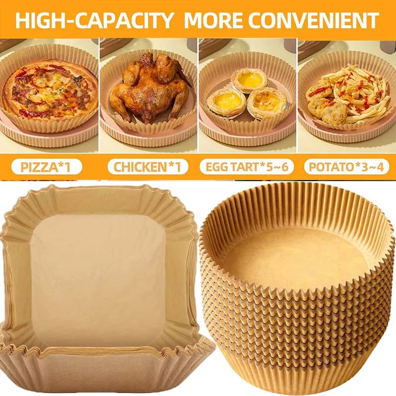 Disposable Air Fryer Paper Square Airfryer Baking Paper