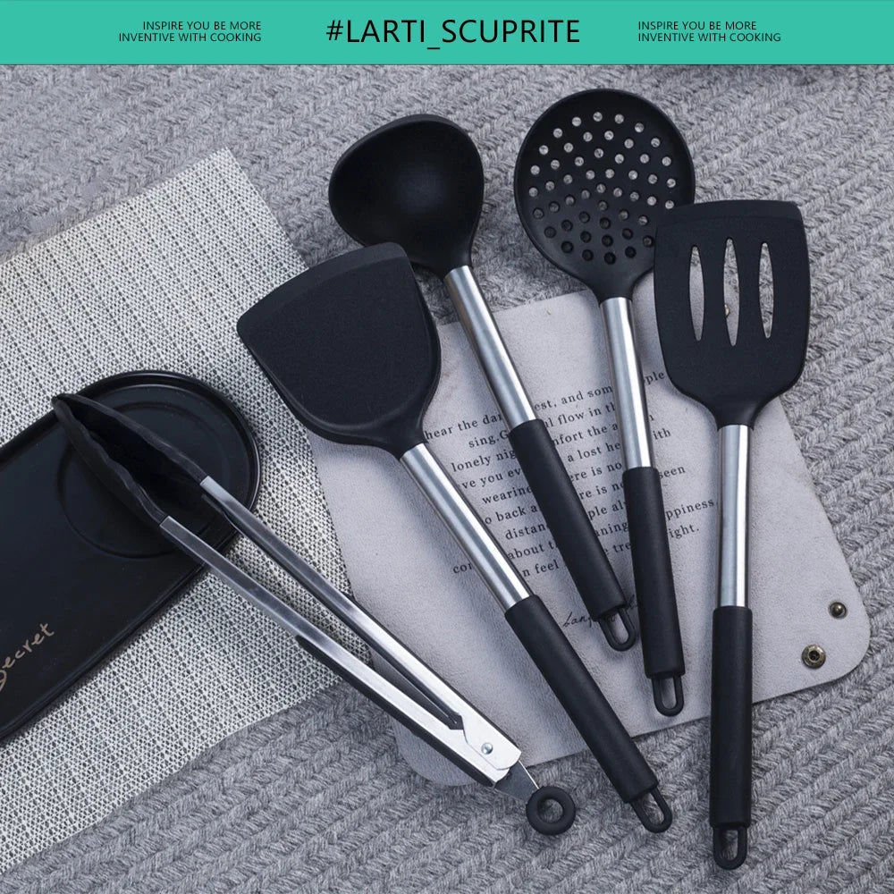 1-Pack Silicone Kitchenware Cooking Utensils Spatula Turner