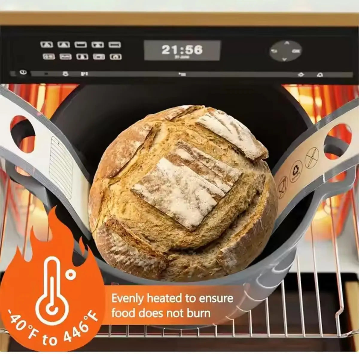 Reusable Silicone Bread Sling Dutch Oven Baking Mat