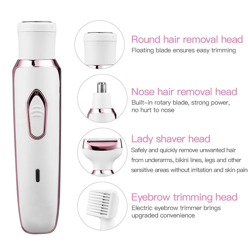 Women Electric Hair Removal Device Electric Epilator Wet