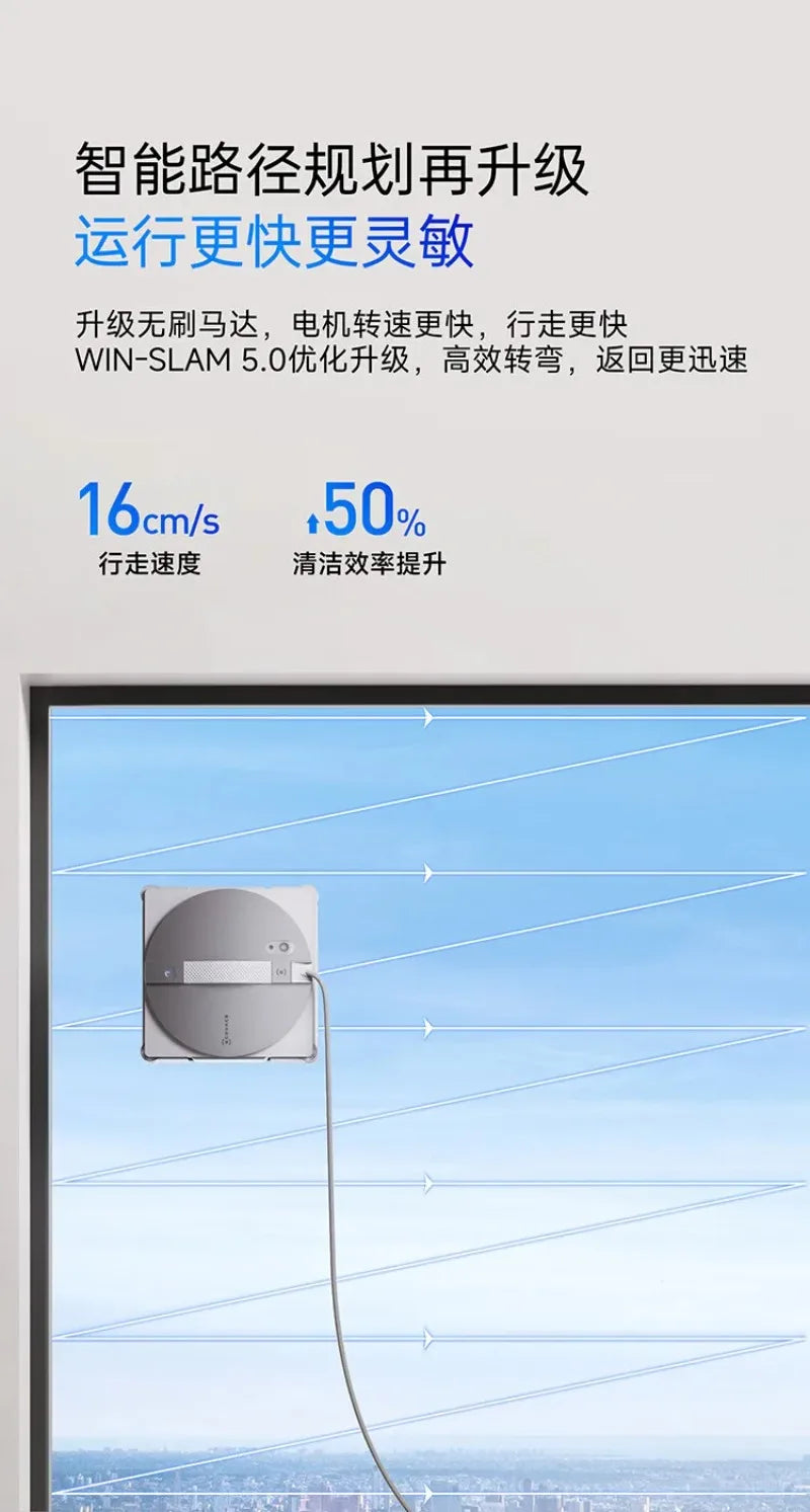 Ecovacs Water Jet Window Cleaning Robot W3 Automatic
