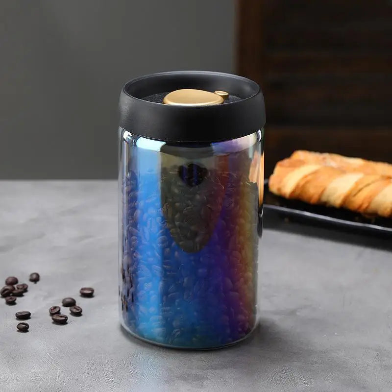 Vacuum Sealed Tank Coffee Bean Glass Sealed Jar