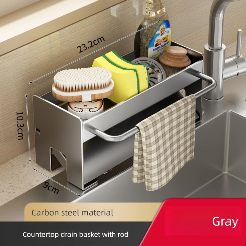 Sink Stand Sponge Holder Dish Drainer Organizers Storage