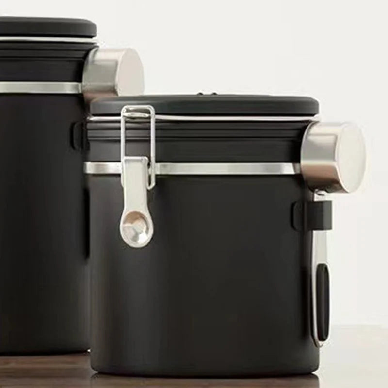 Large Capacity Coffee Beans Vacuum Storage Container Stainless