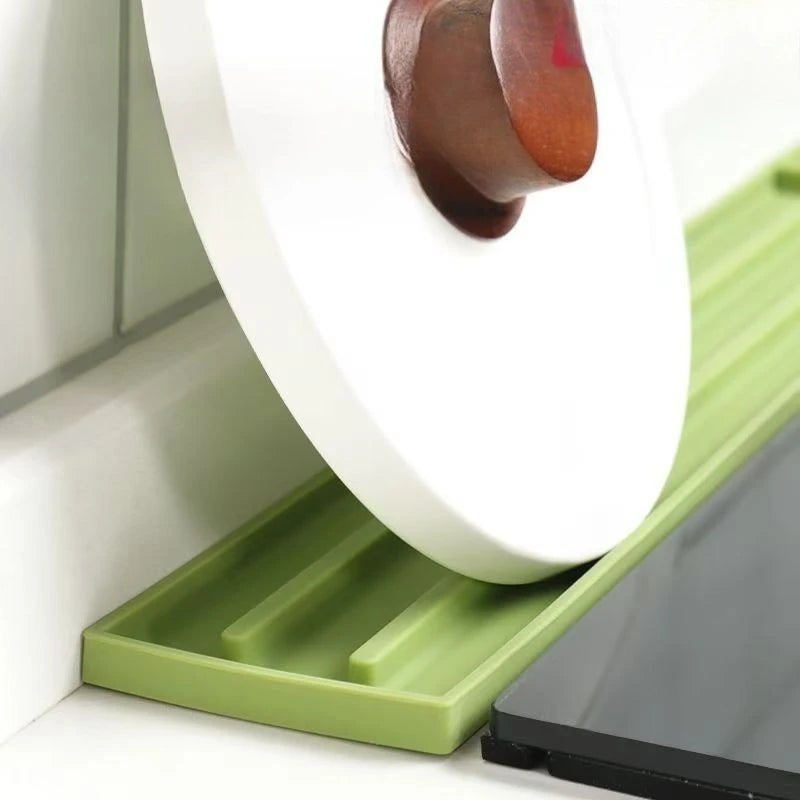 Sink Silicone Tray Drain Soap Sponge Storage Holder
