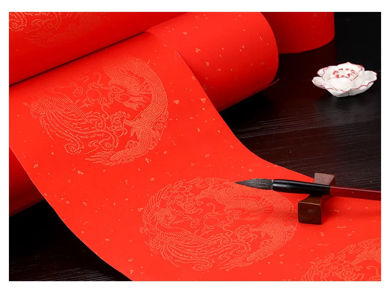 Red Rice Paper Decoupage Red Xuan Paper Chinese