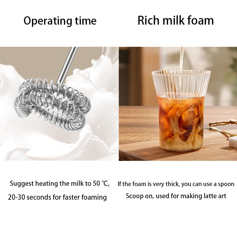 Gbbma Rechargeable Handheld Egg Beater Froth Mixer Automatic