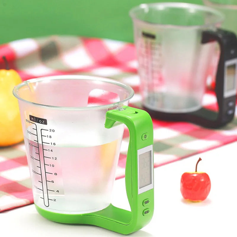 Scales Lcd Display 1000g/1g Measuring Cup Mixing Bowl