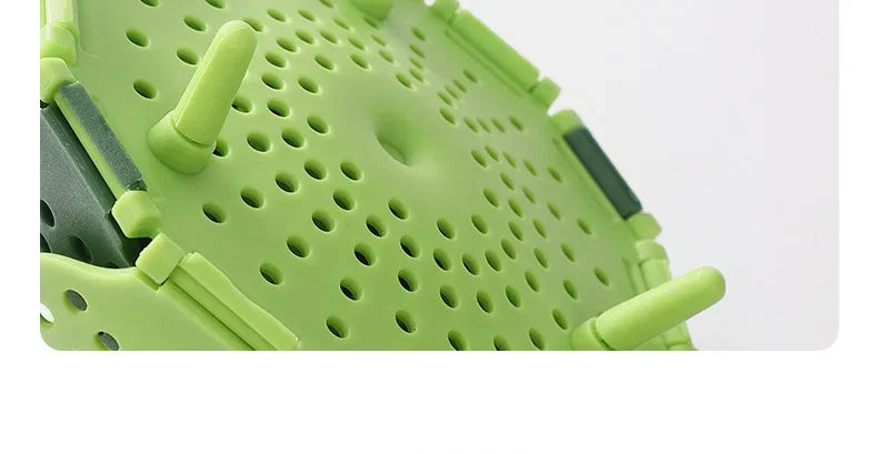 1pc Folding Food Steamer Vegetable Fruit Food Basket