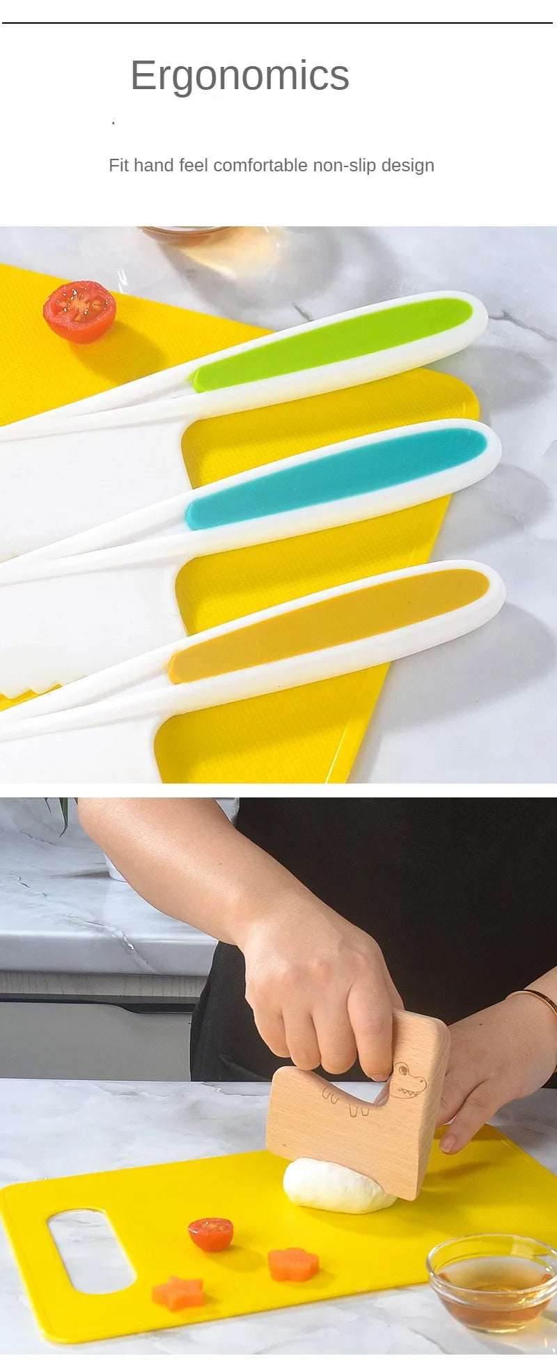 13/17pcs Montessori Kids Cooking Safe Knives Toddler 2-8