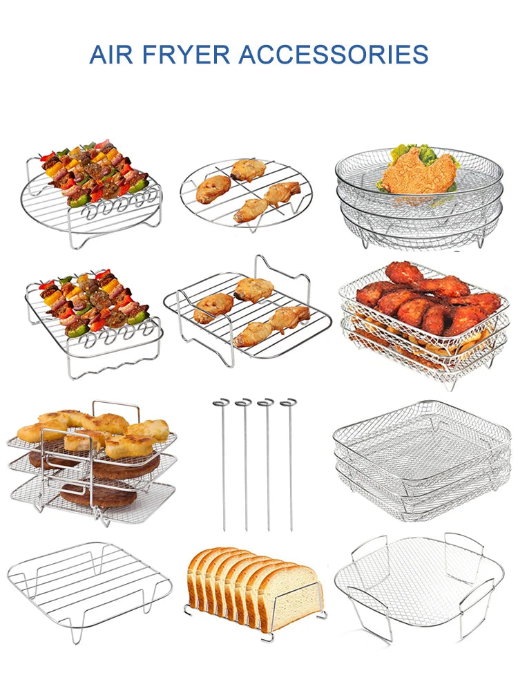 Inch Air Fryer Racks Air Fryer Universal Baking