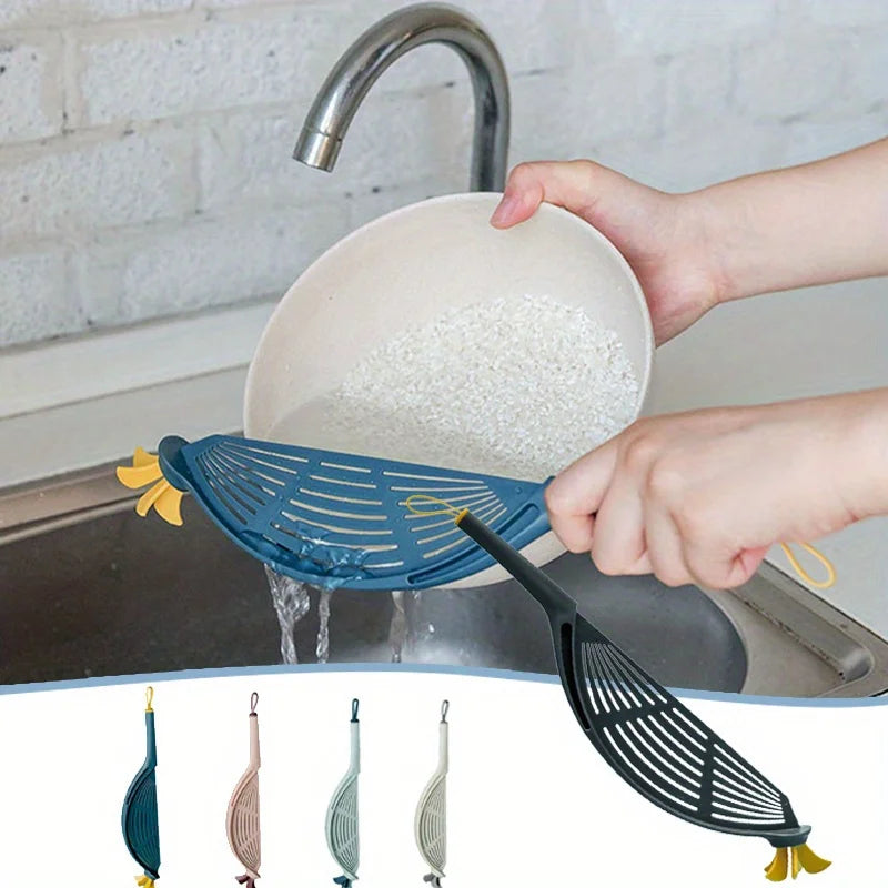 1pc Handheld Pot Strainer Handle - Perfect Rice