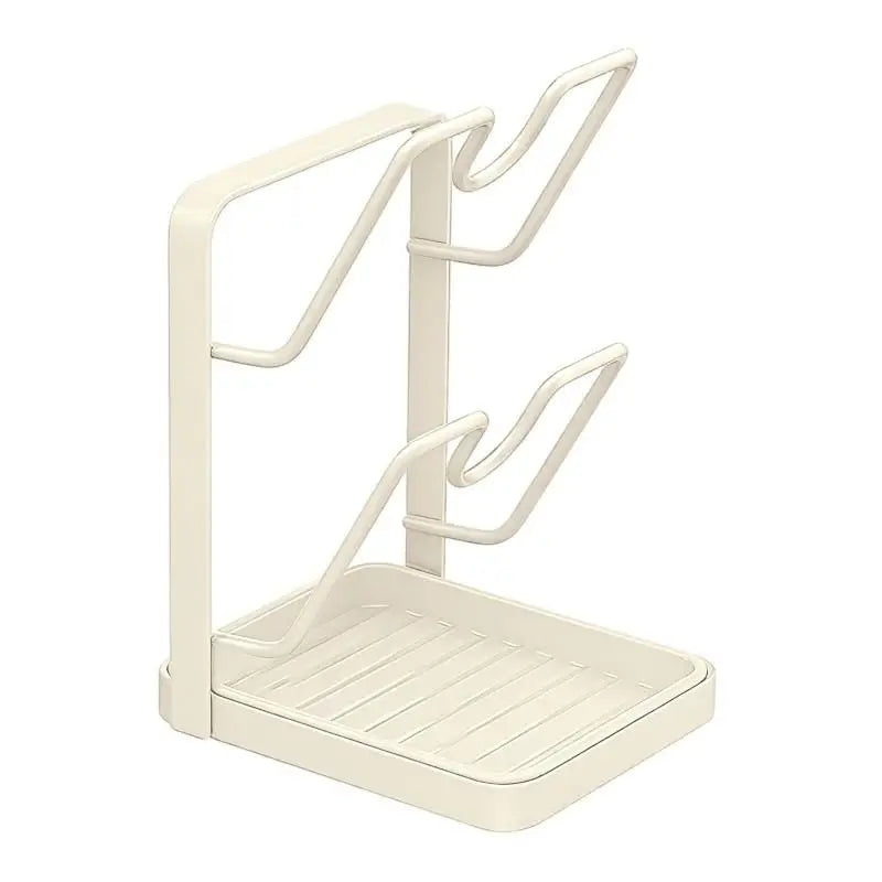 Pot Lid Storage Rack U-Shaped Slots Countertop Rack