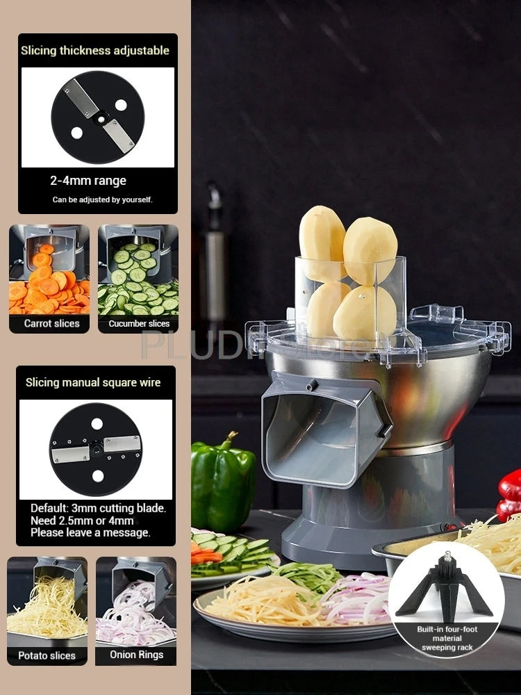 M1 Commercial Electric Vegetable Dicer Food Processor Compact