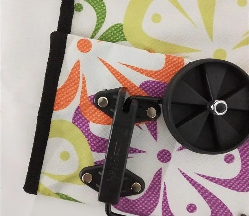 Folding Reusable Shopping Bags Small Pull Cart Buy