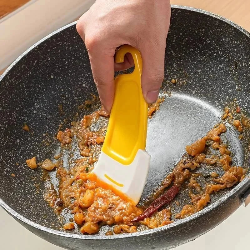 Cleaning Spatula Scraper Soft Blade Scraper Brush Dirty