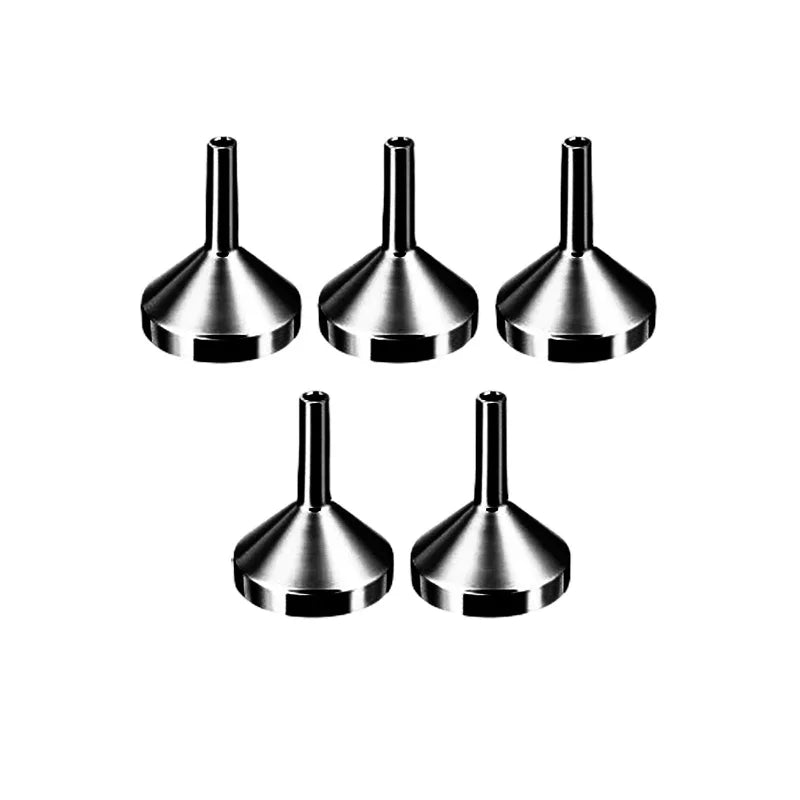 10pcs Metal Mini Funnel Oil Liquid Funnel Detachable