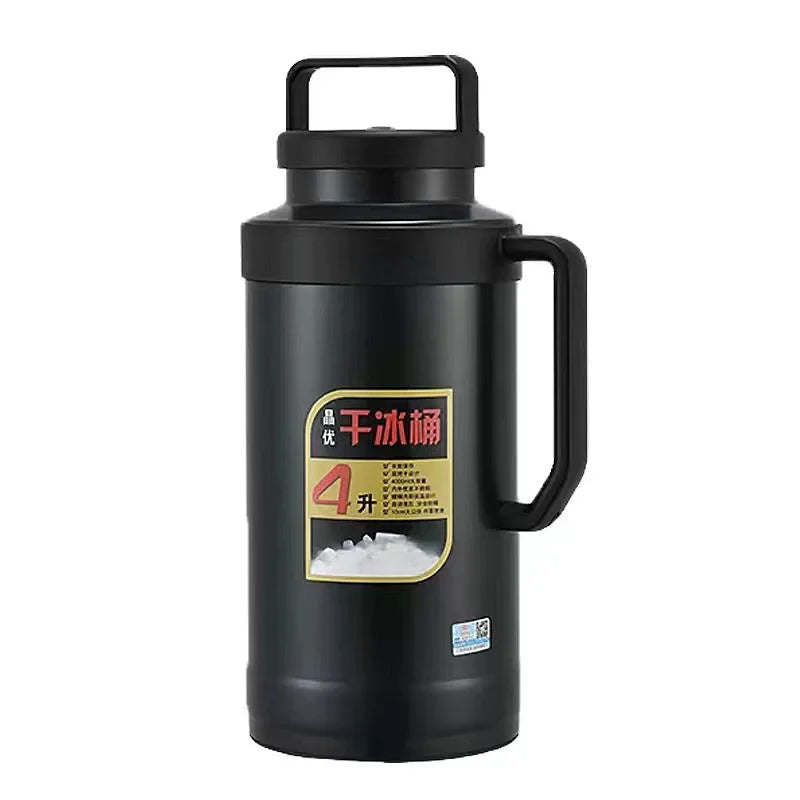 Large Capacity 4l-6l Commercial Dry Ice Bucket Large-Diameter