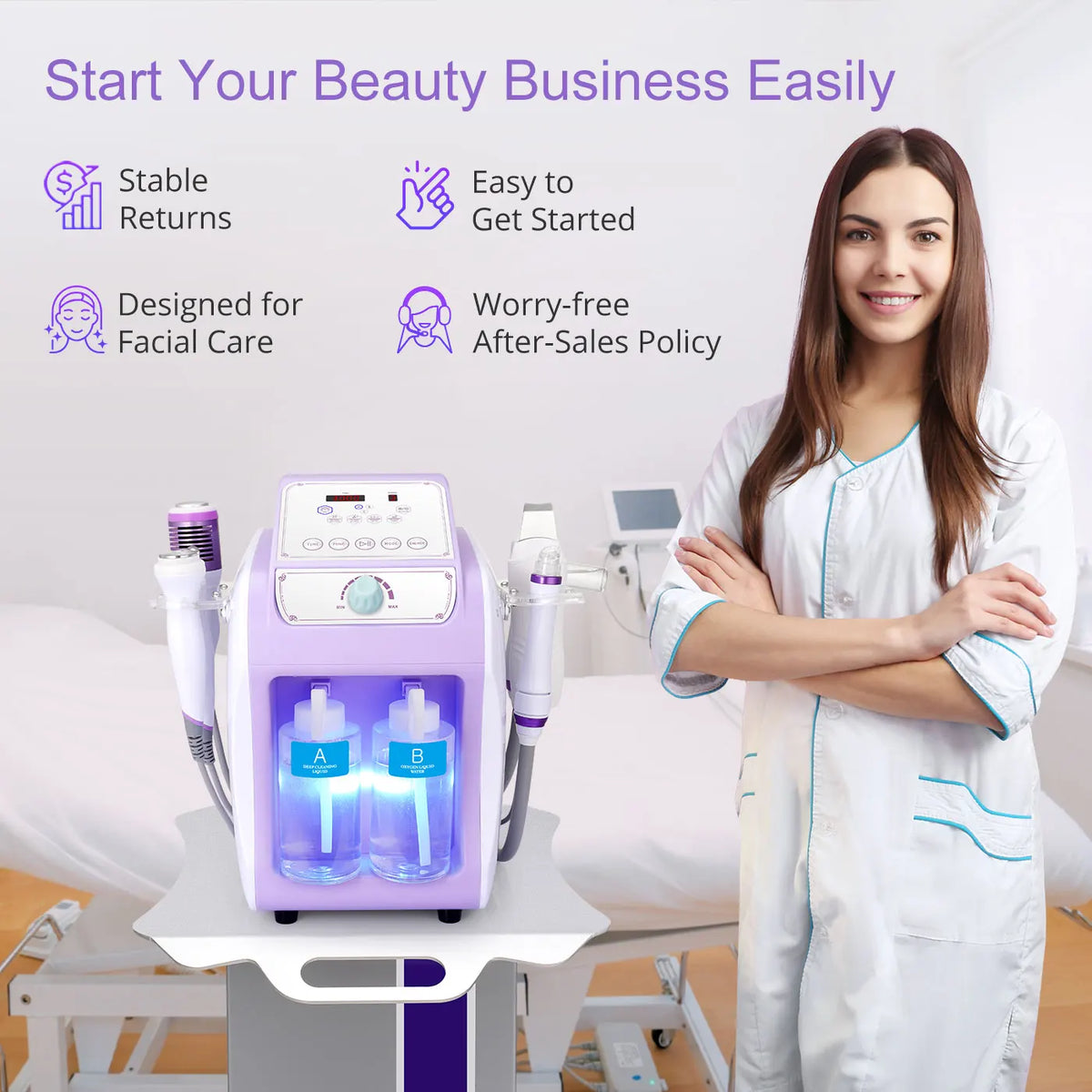 Professional Hydro Water Oxygen Machine Jet Peel Oxy