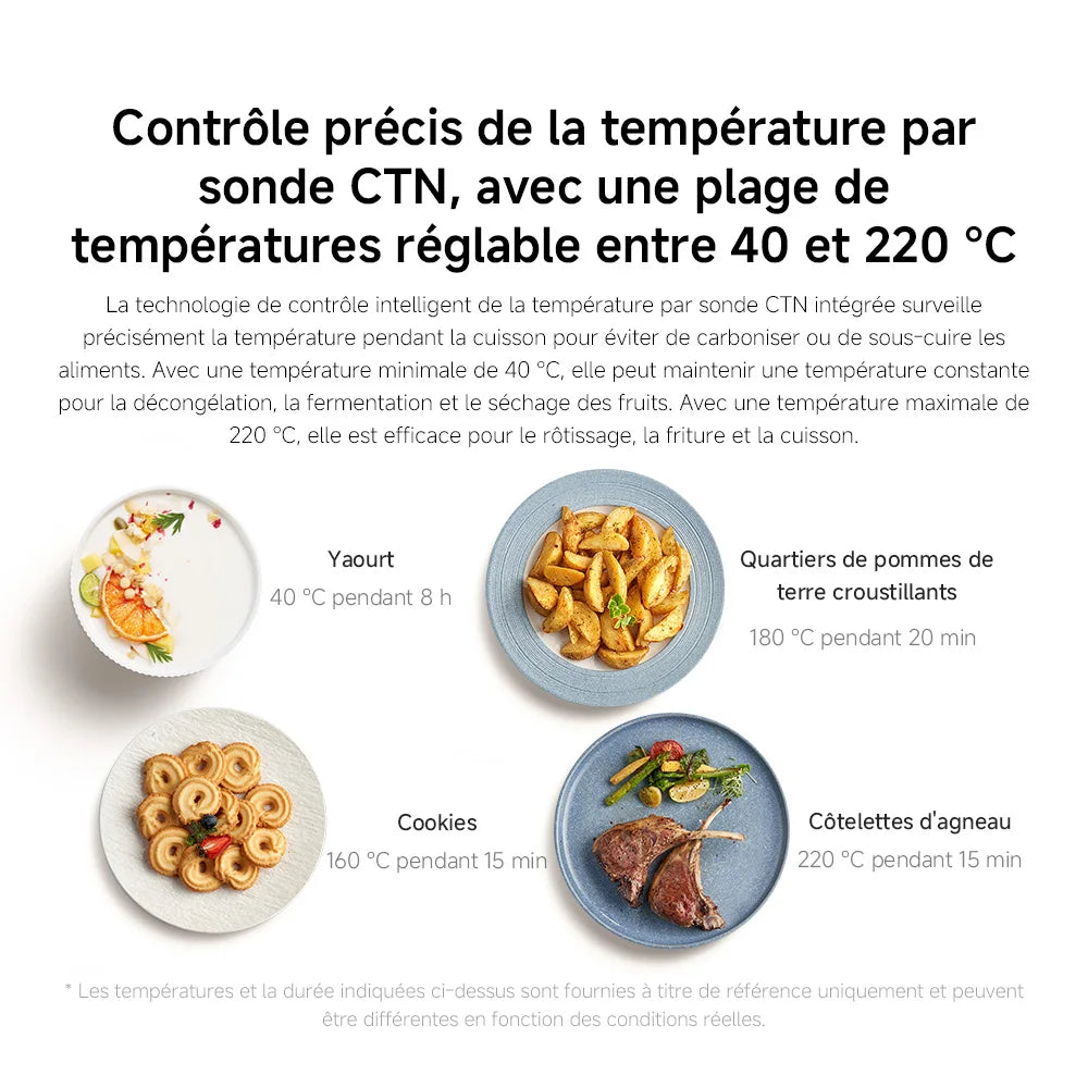 Officiel Xiaomi Smart Air Fryer 5l Chauffage 360