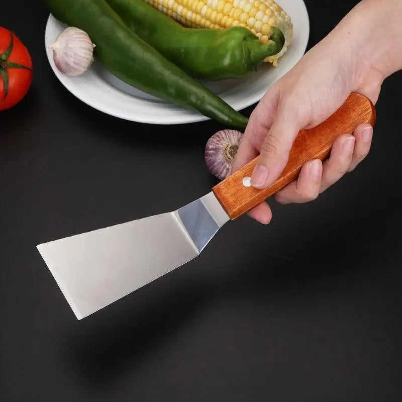 Stainless Steel Spatula Grill Scraper Non Stick Durable