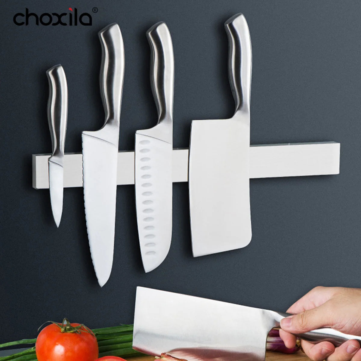 Magnetic Knife Rack Stainless Steel Wall Mount Knife