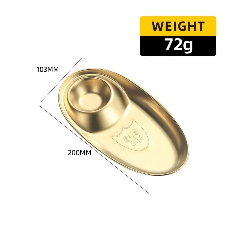 304 Stainless Steel Dinner Tray Lunch Container Snack