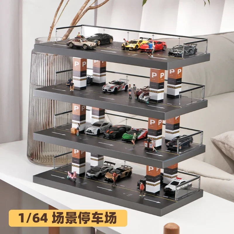 Collector 64 Car Model Parking Lot Toy Car