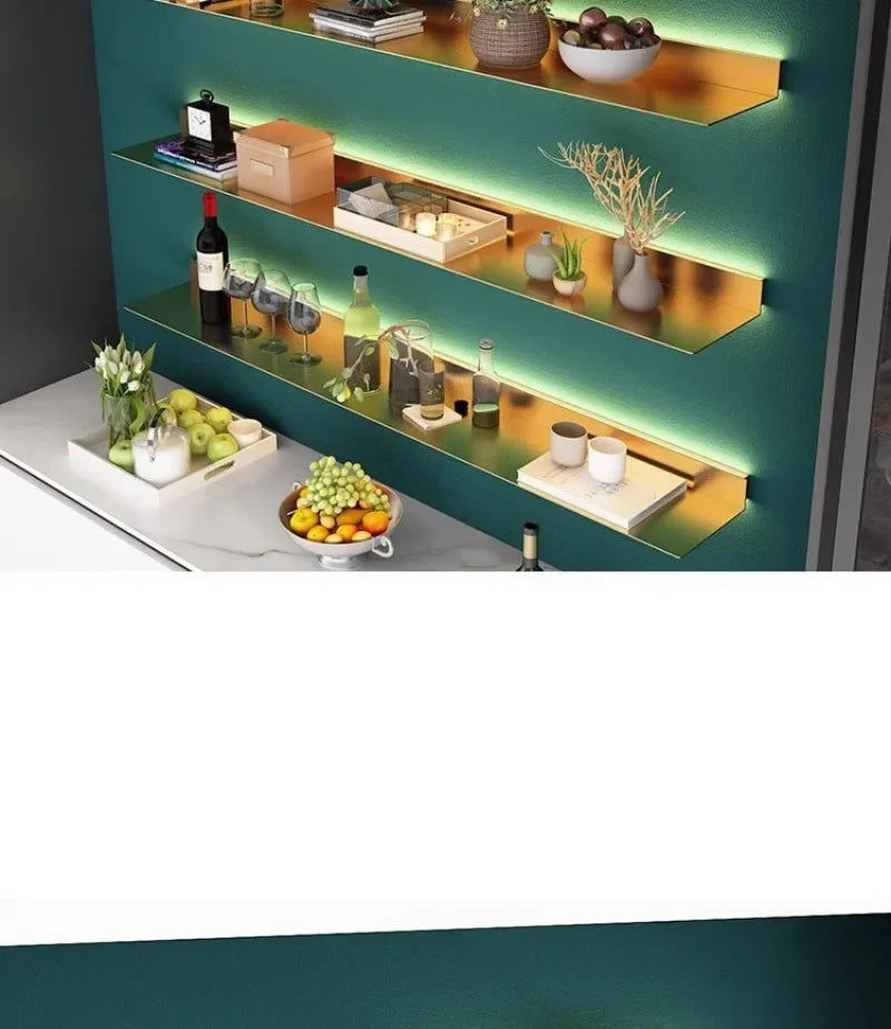 Iron Floating Wall Shelf Storage Organizer Shelves Bathroom