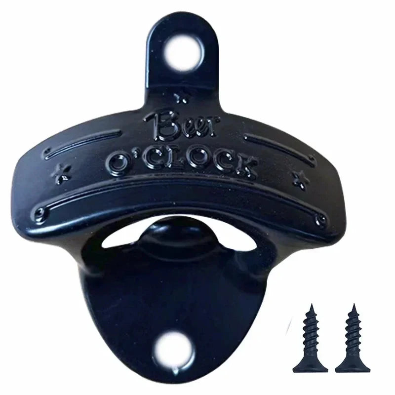 1pc Beer Clock Bottle Opener Wall Mounted Hanging