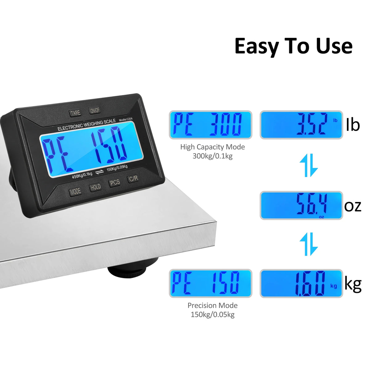 Heavy Duty Postal Scale 450kg Scale Stainless Steel