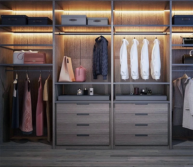 Ultra-Thin Led Cabinet Shelf Edge Aluminum Profile 45