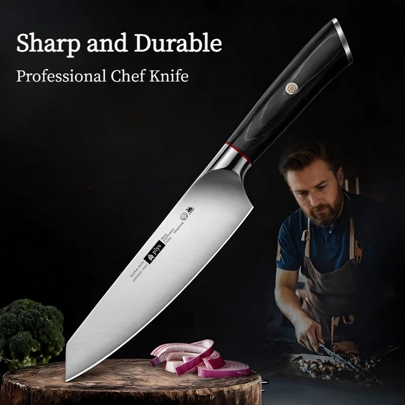 Professional Chef Knife Stainless Steel Meat Cleaver Fruit