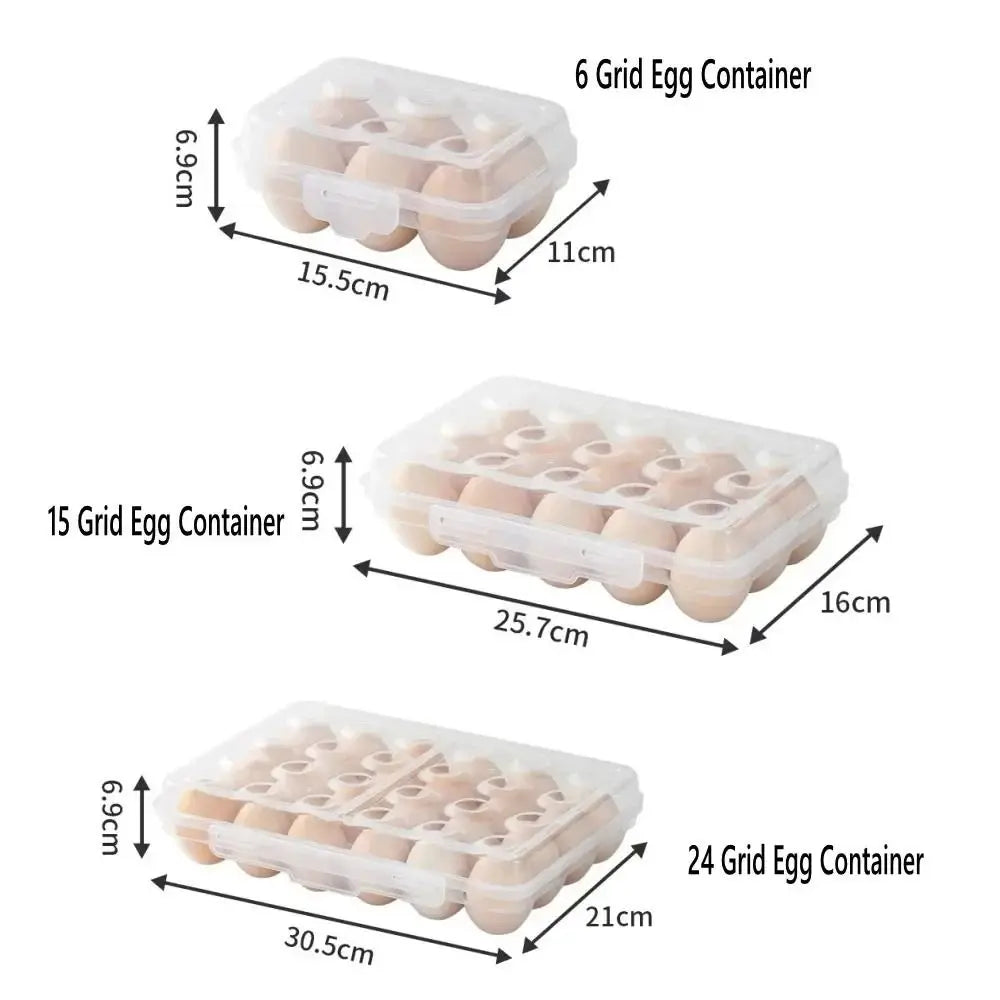 Egg Holder Plastic Egg Storage Box Egg Organizer