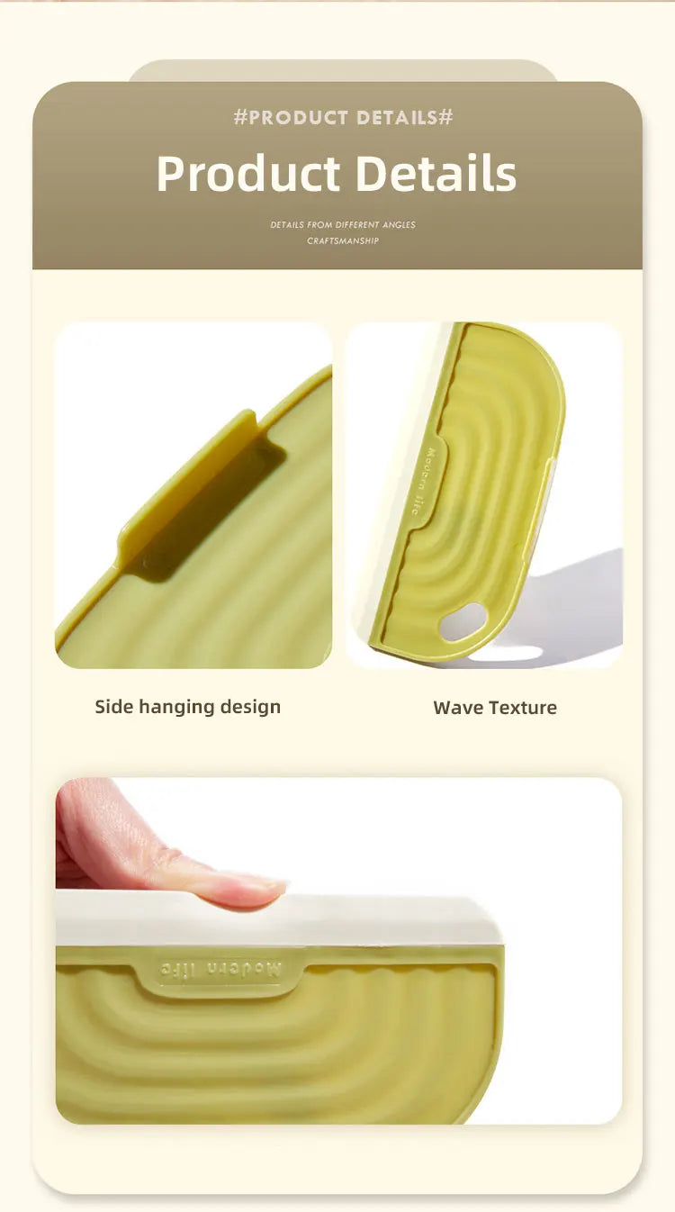 Non-Scratch Soft Silicone Handy Squeegee Sink Countertop Squeegee