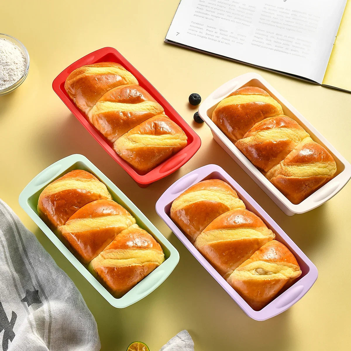 1pc Silicone Bread Loaf Pan Cake Mold Nonstick