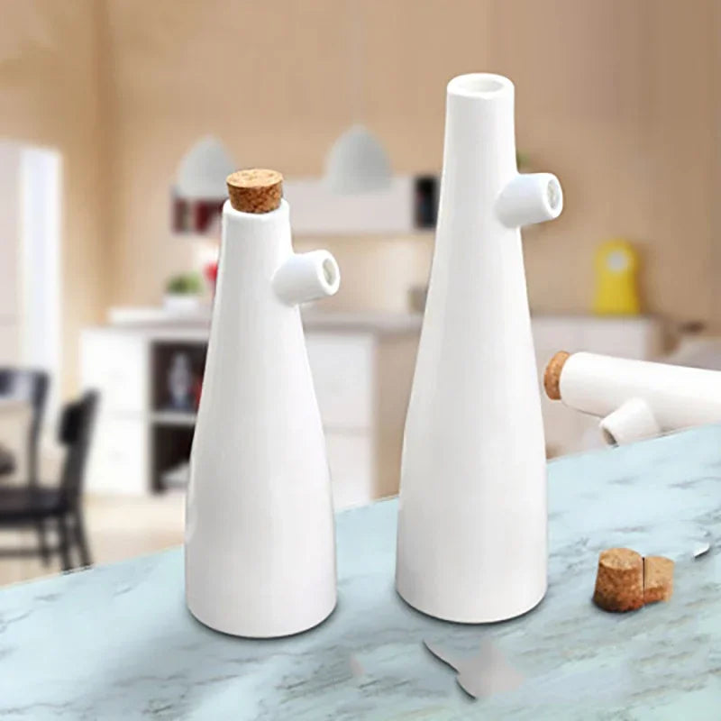 Ceramic Vinegar Porcelain Olive Oil Pot Soy Sauce