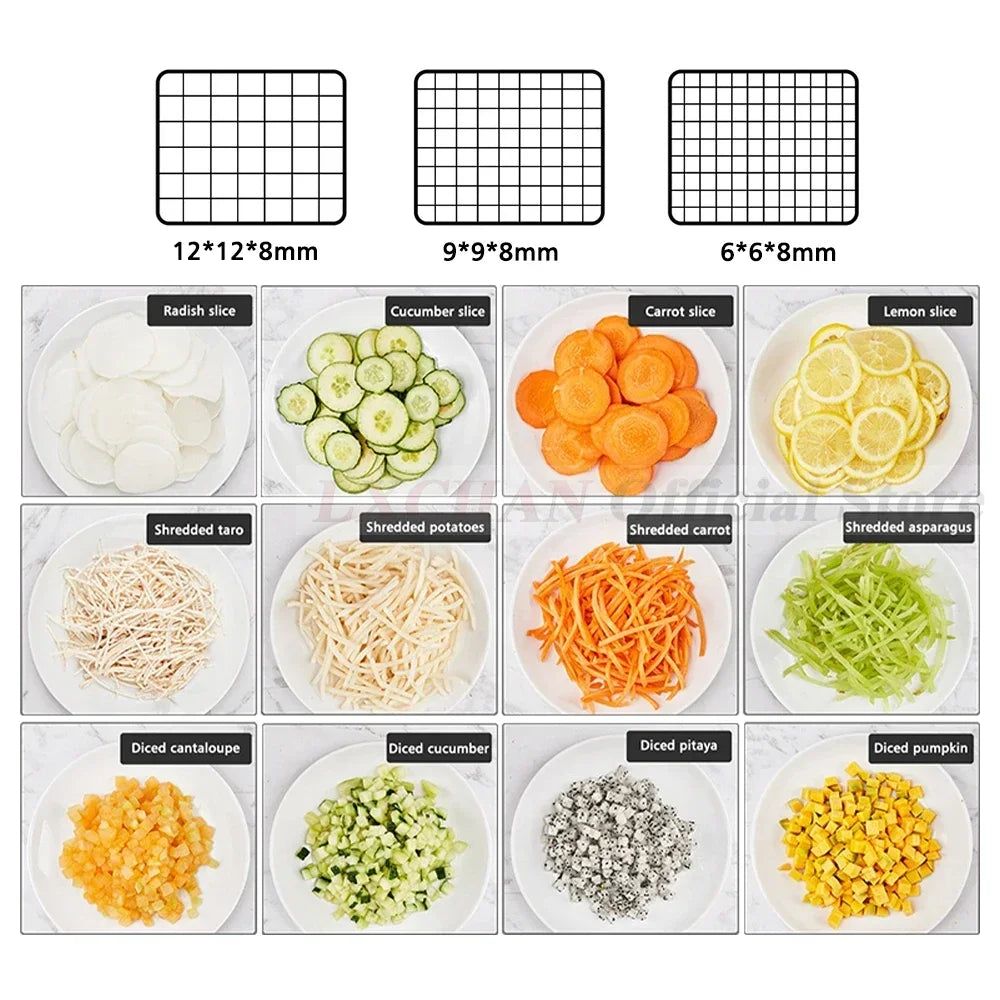 Lx K8600 Vegetable Cutter Slicing Shredding Dicing Maker