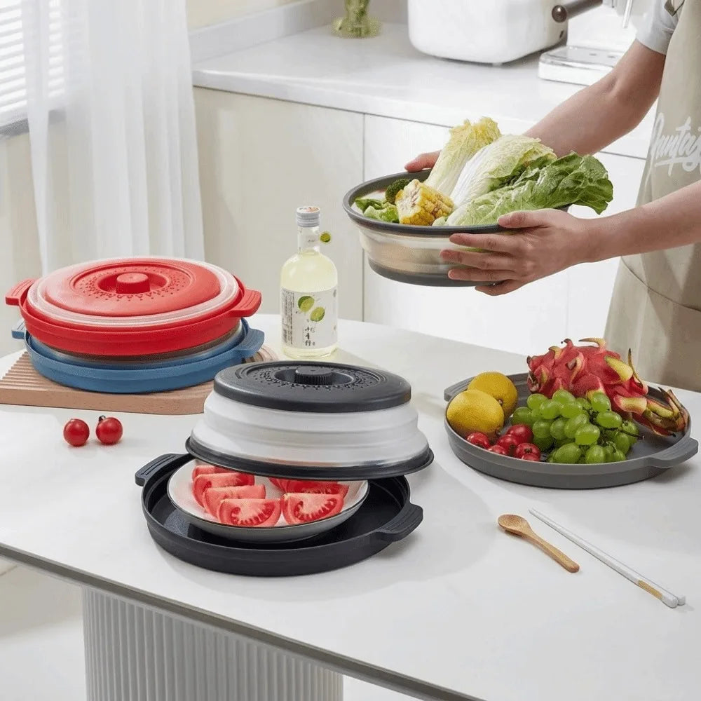 Silicone Microwave Splatter Cover Oil-Proof Splash-Proof